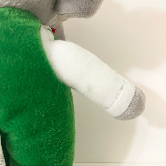 Vintage 1988 Gund Babar Elephant Green Suit Plush Stuffed Animal Toy - Picture 12 of 16